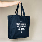 Maritimer Beutel „Heute gönn' ich mir mal etwas Meer“