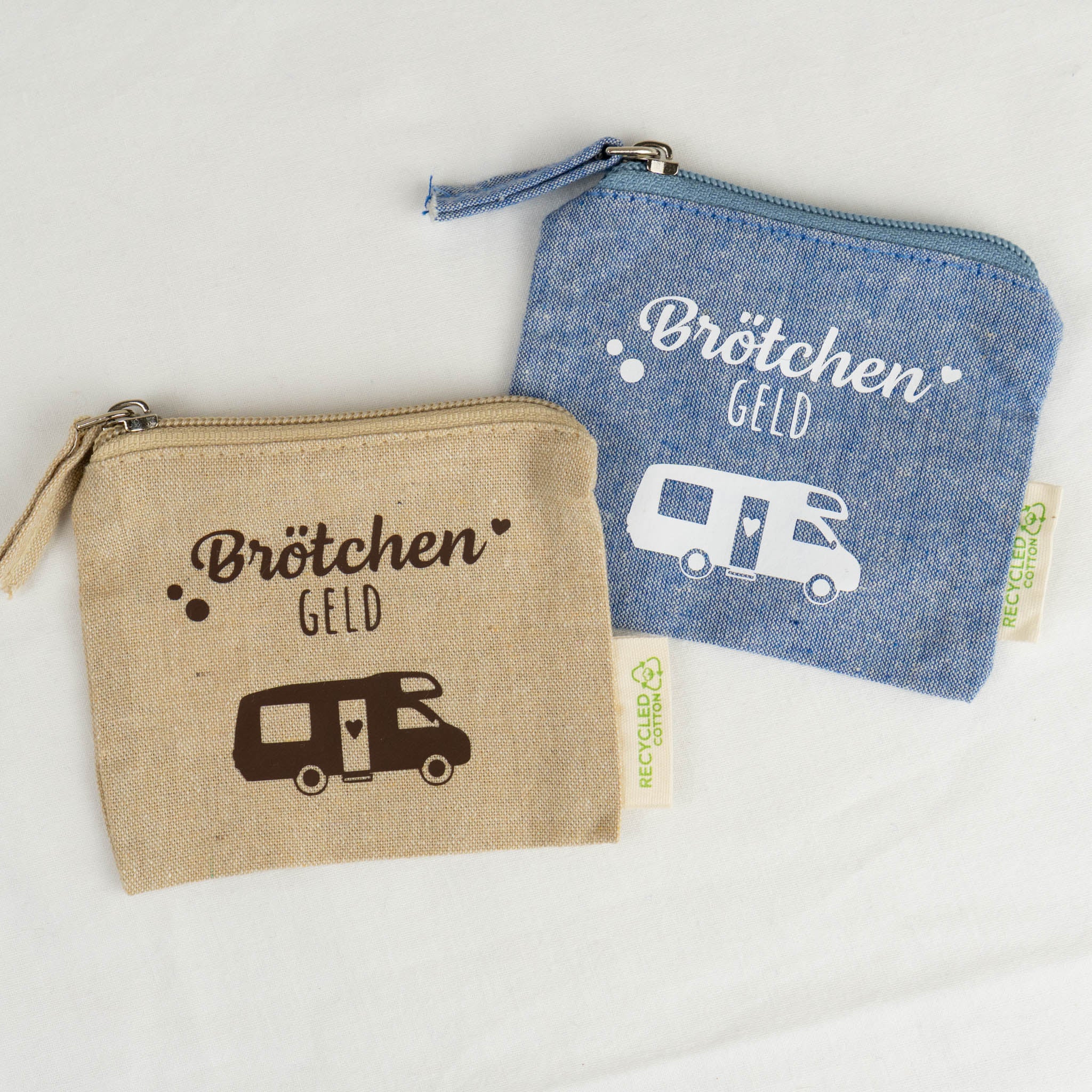 Kleingeldtasche „Brötchengeld“ Camping