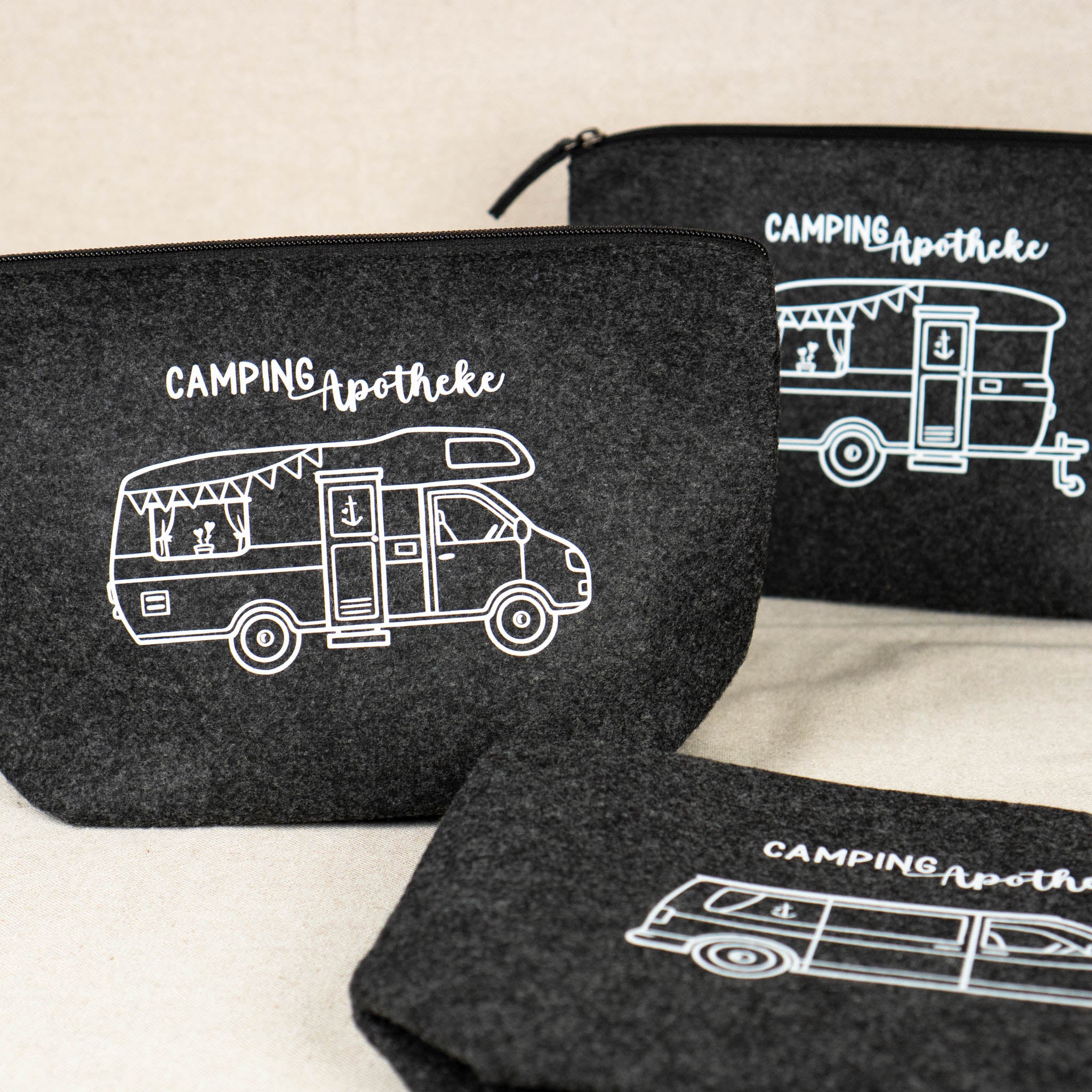 Filztasche „Campingapotheke“