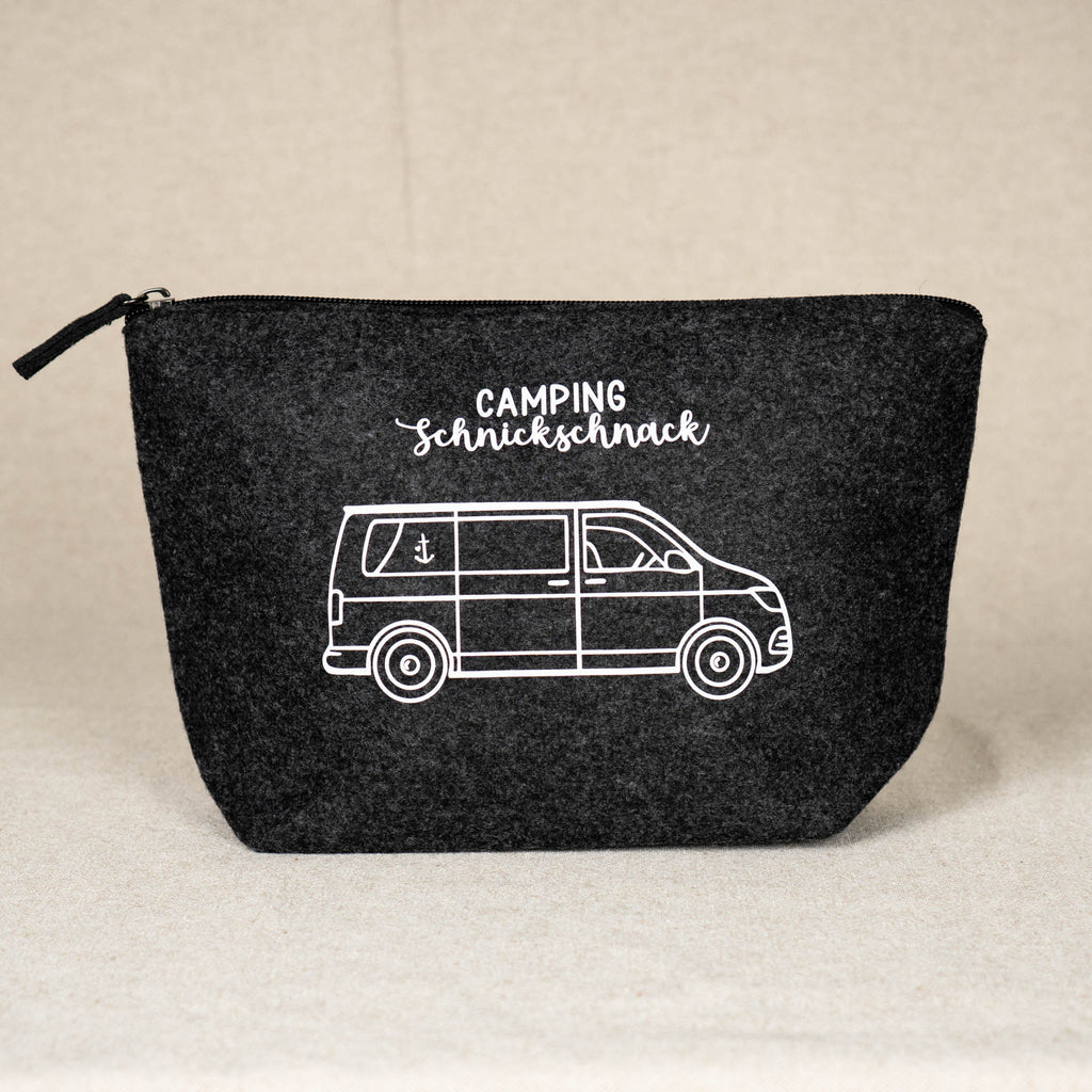 Filztasche „Campingschnickschnack“