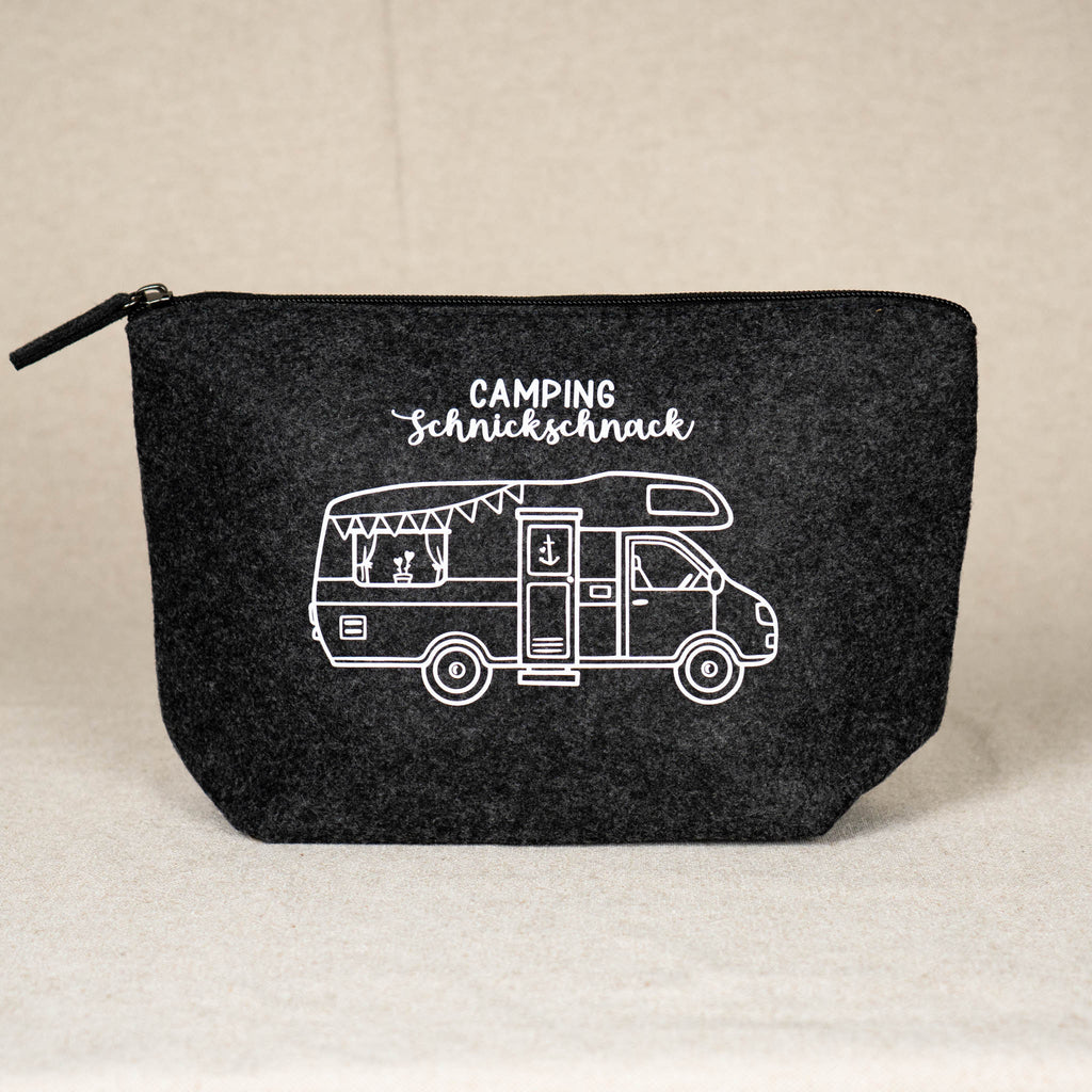 Filztasche „Campingschnickschnack“