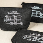 Filztasche „Campingschnickschnack“