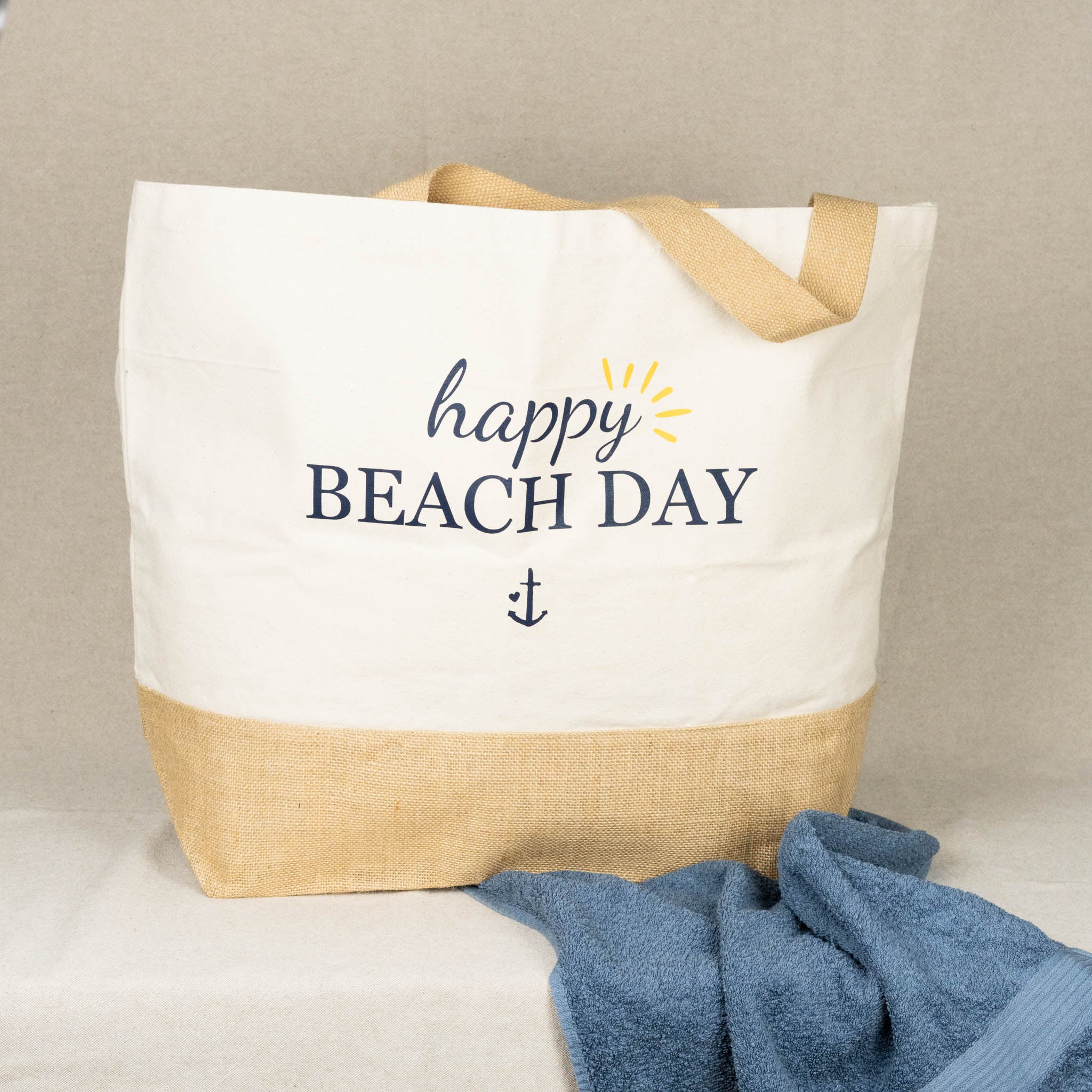 XXL Strandtasche „Happy Beach Day“