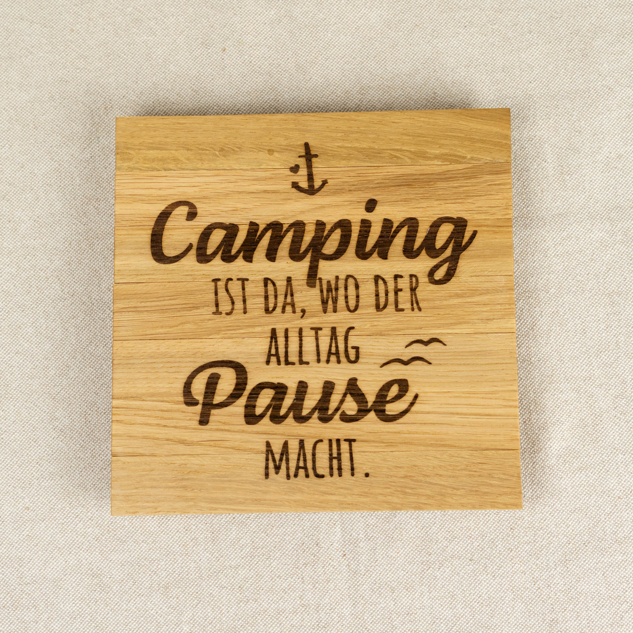 Topfuntersetzer Camping